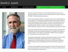 Tablet Screenshot of davidjlynch.com